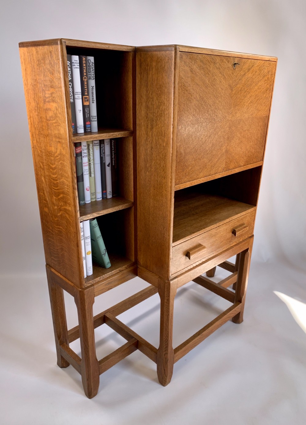 1930s Oak Bureau in the style of Heal's View IV