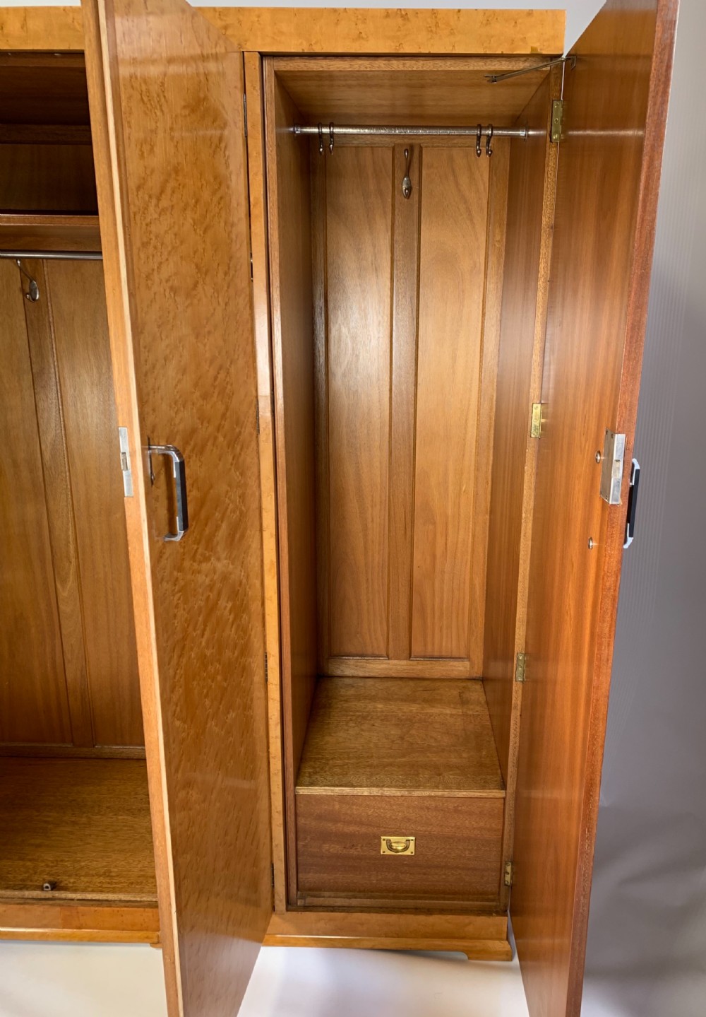 Art Deco Triple Wardrobe  View IV
