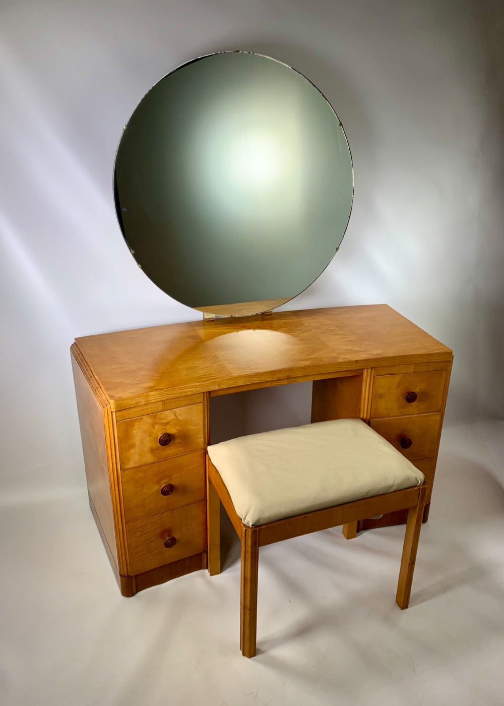 Art Deco Dressing Table and Stool by Heals