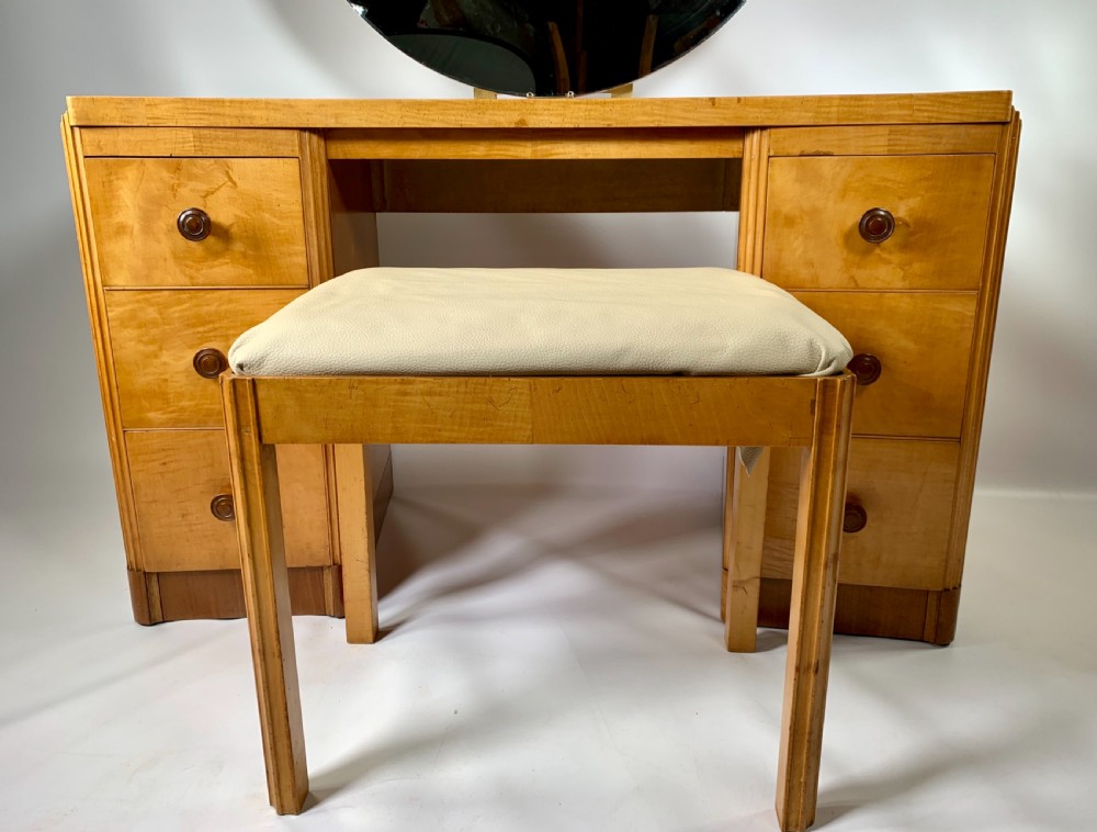 Art Deco Dressing Table and Stool by Heals View IV