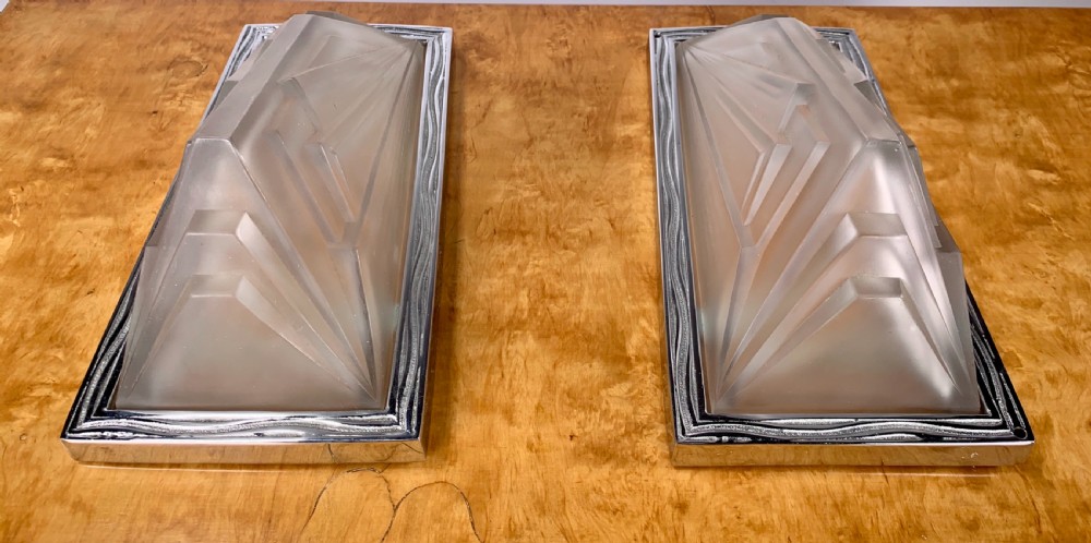 A pair of Art Deco Wall Lights