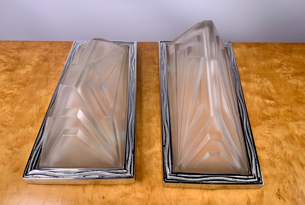 A pair of Art Deco Wall Lights View XI