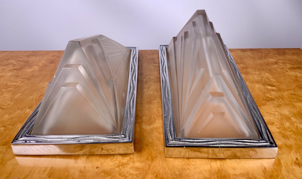 A pair of Art Deco Wall Lights View XII