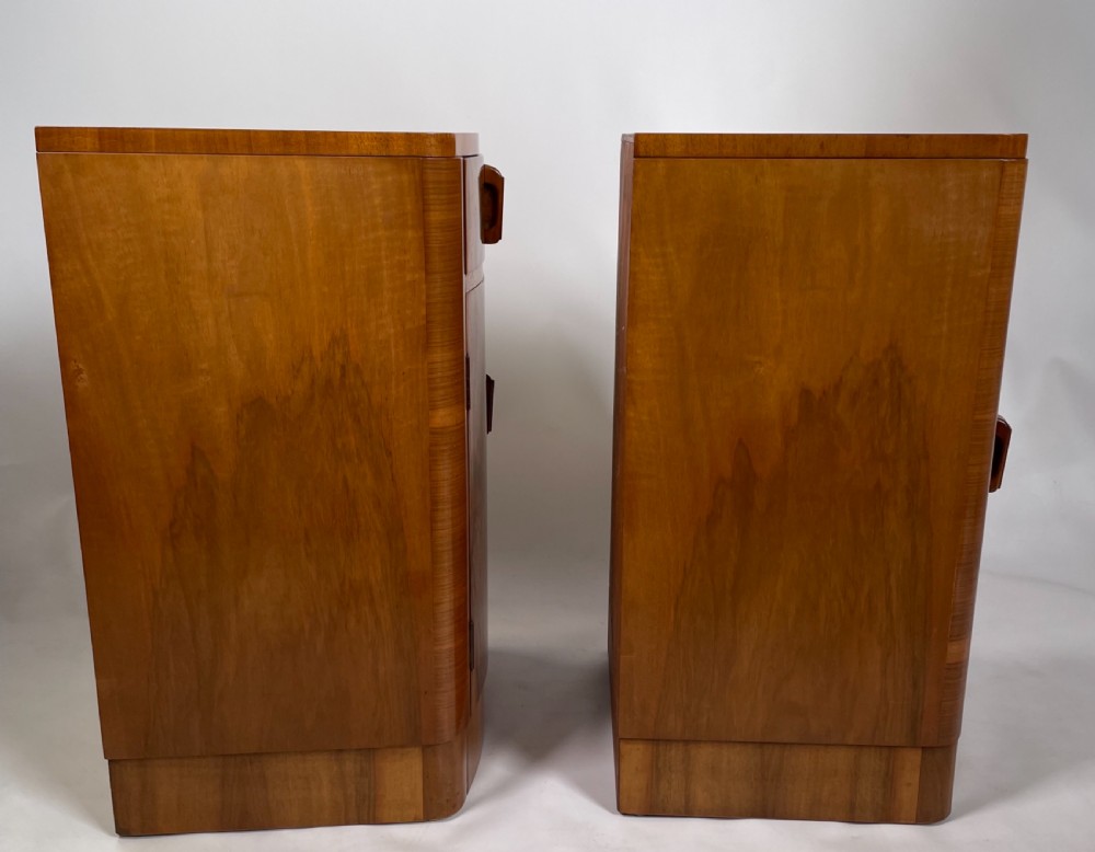 A Pair of Art Deco Bedside Cabinets View VII