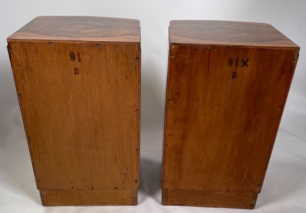 A Pair of Art Deco Bedside Cabinets View VIII