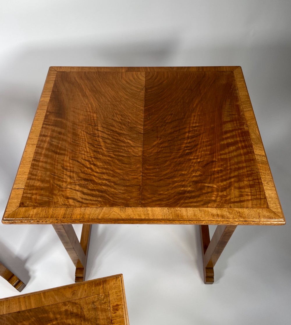A Heal's Nest of Three Art Deco Tables. View XI