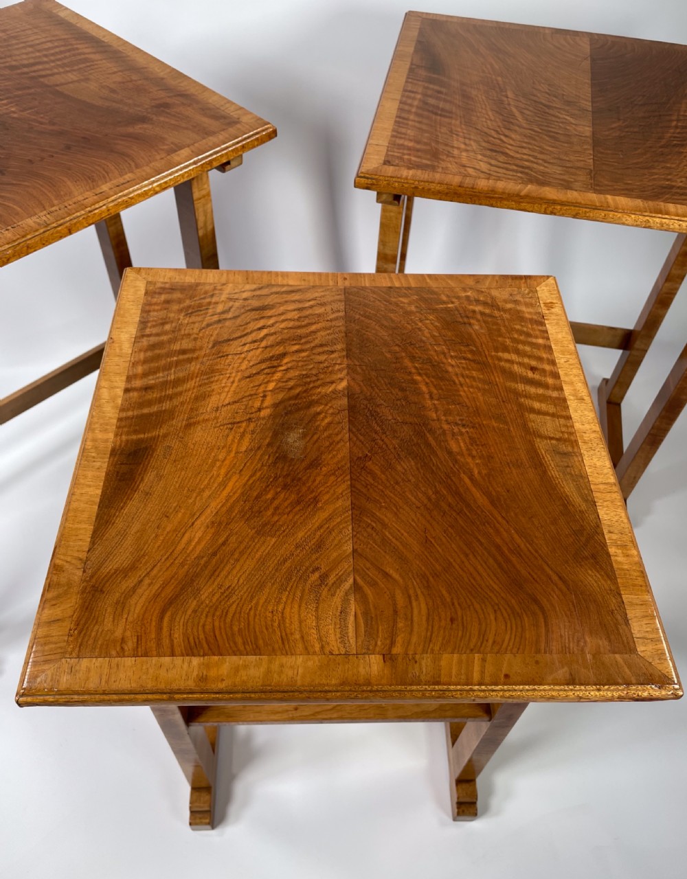 A Heal's Nest of Three Art Deco Tables. View XII
