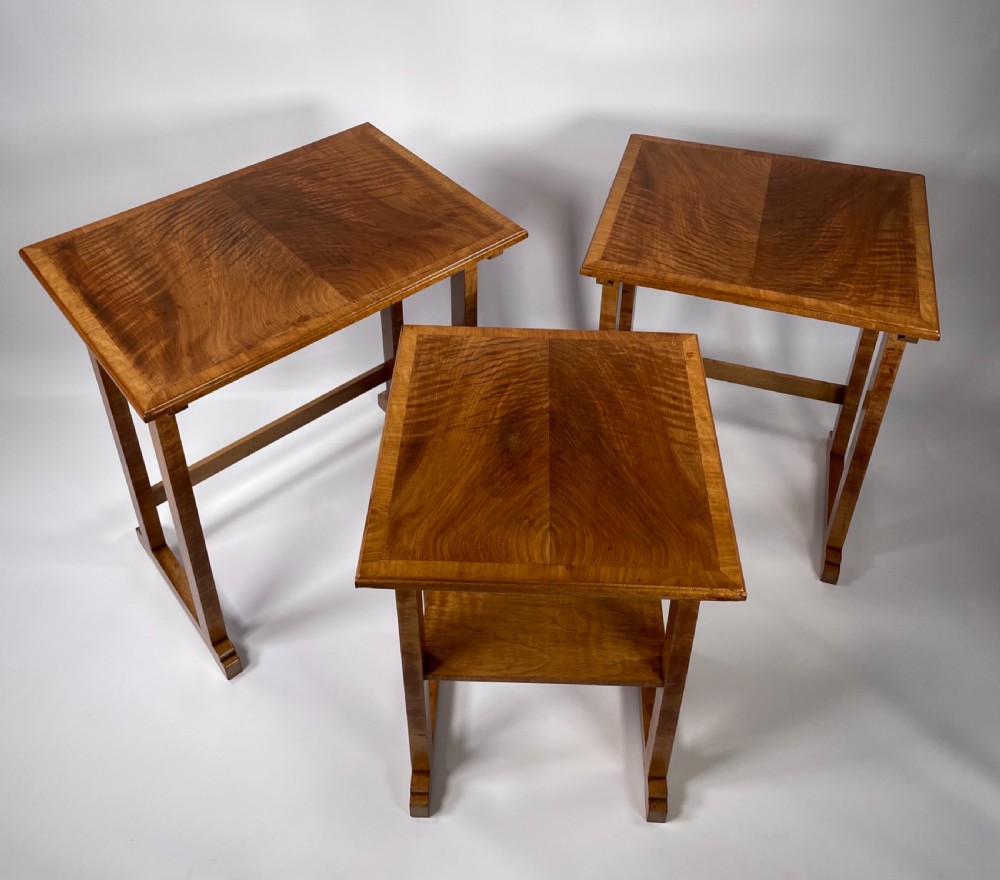 A Heal's Nest of Three Art Deco Tables. View XIII