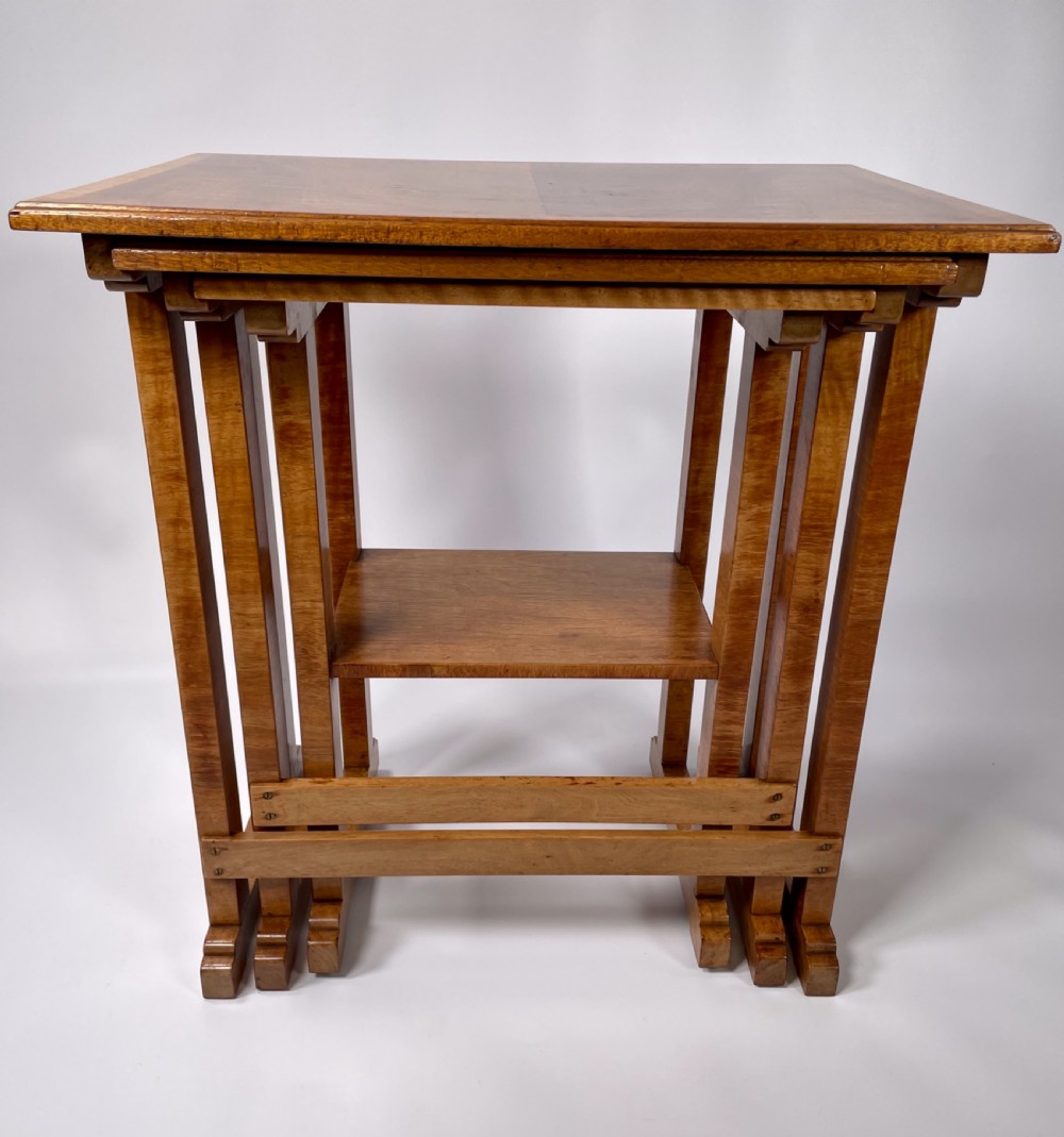 A Heal's Nest of Three Art Deco Tables. View XIV