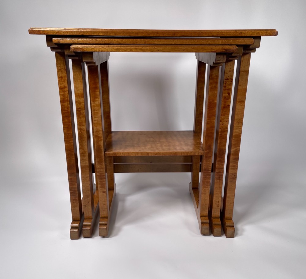 A Heal's Nest of Three Art Deco Tables. View XVII