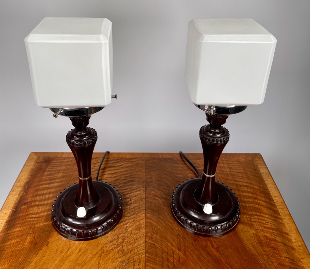 A Pair of Art Deco Lamps View II