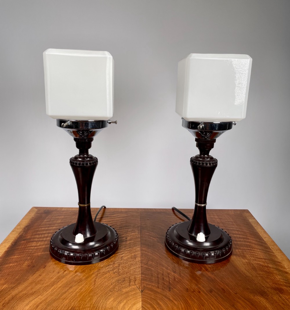 A Pair of Art Deco Lamps View III