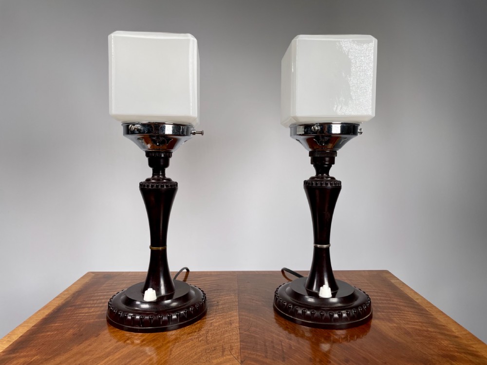 A Pair of Art Deco Lamps View VI