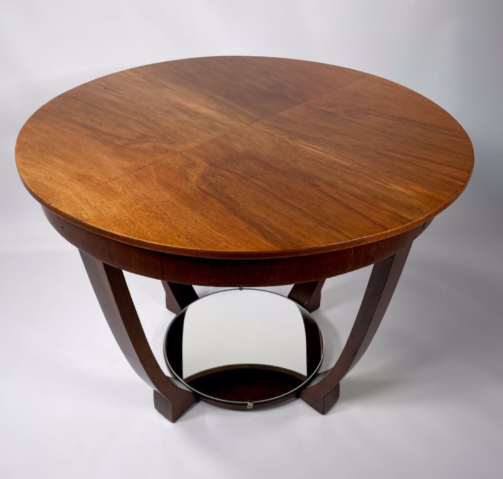 Art Deco Walnut Coffee Table View V