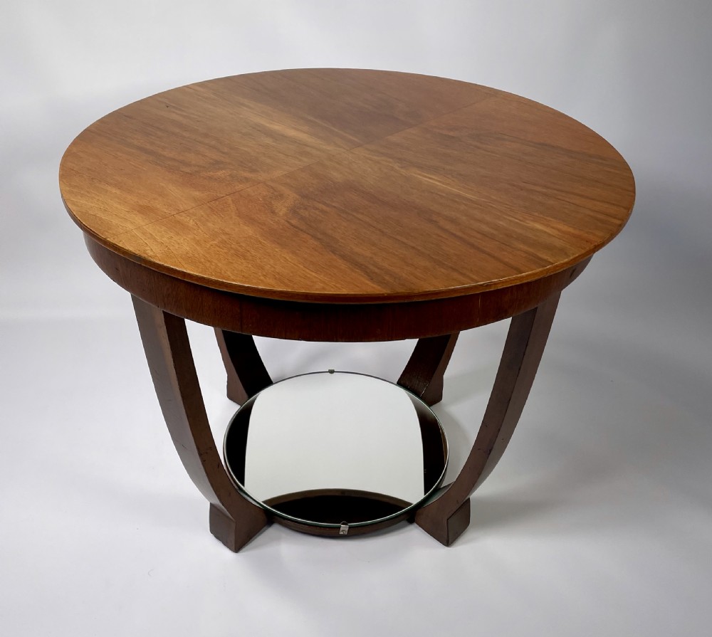 Art Deco Walnut Coffee Table View VII