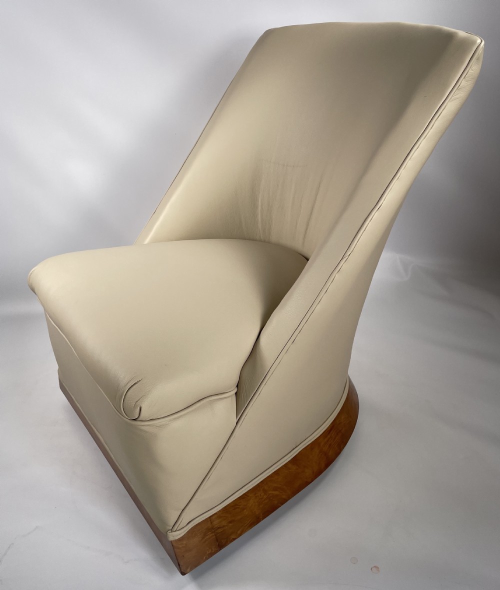 Art Deco Slipper Chair View III