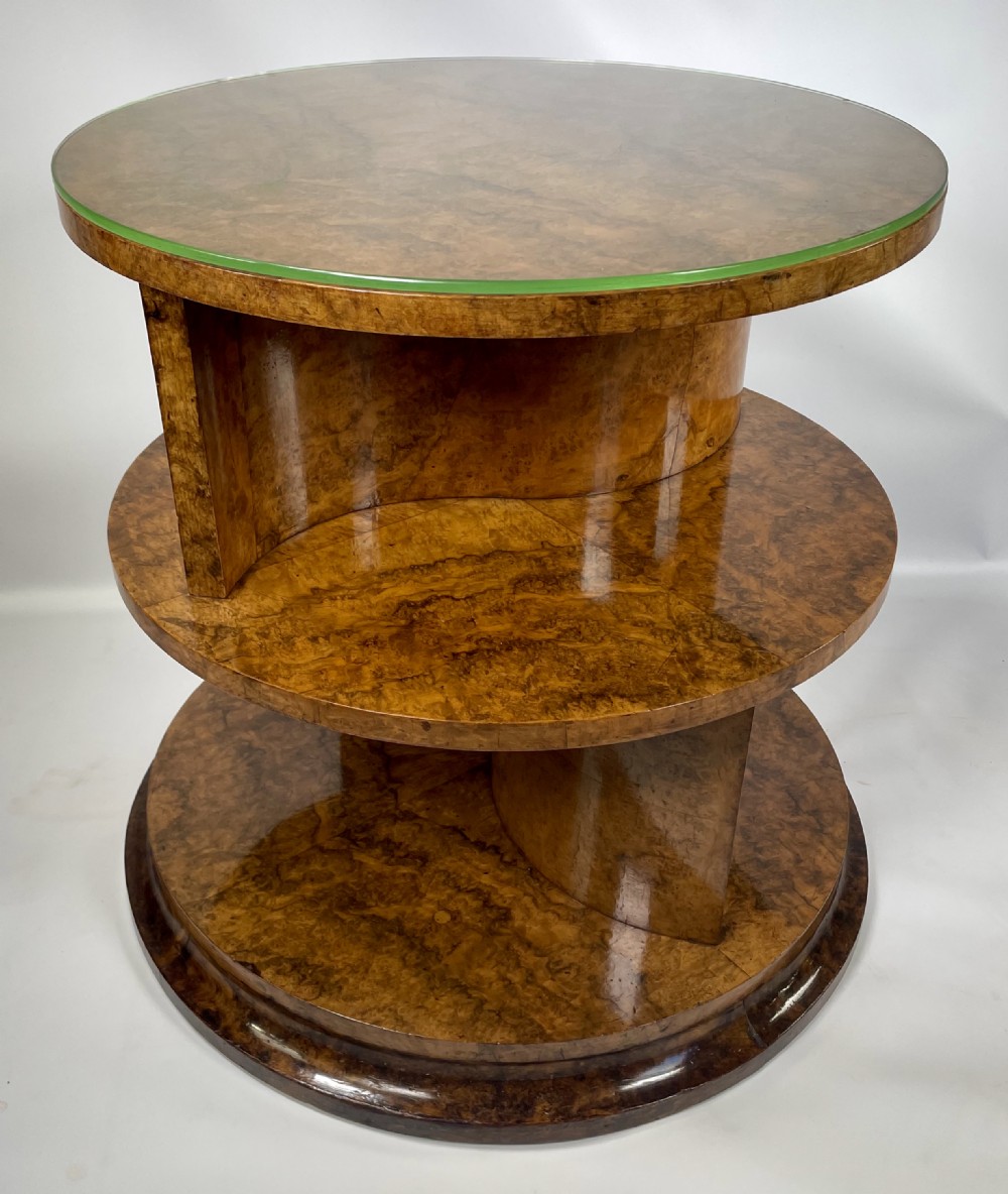 Art Deco Bookcase Table attributed to Hille