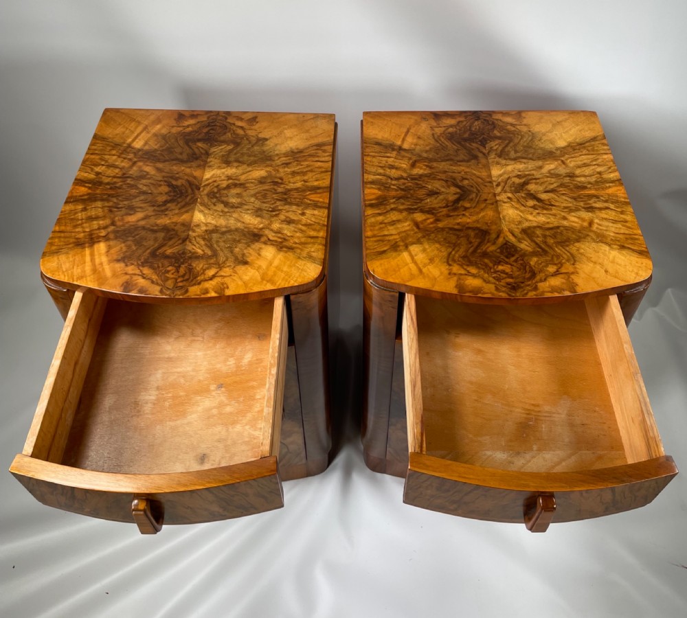 A Pair of Art Deco Bedside Cabinets View IV
