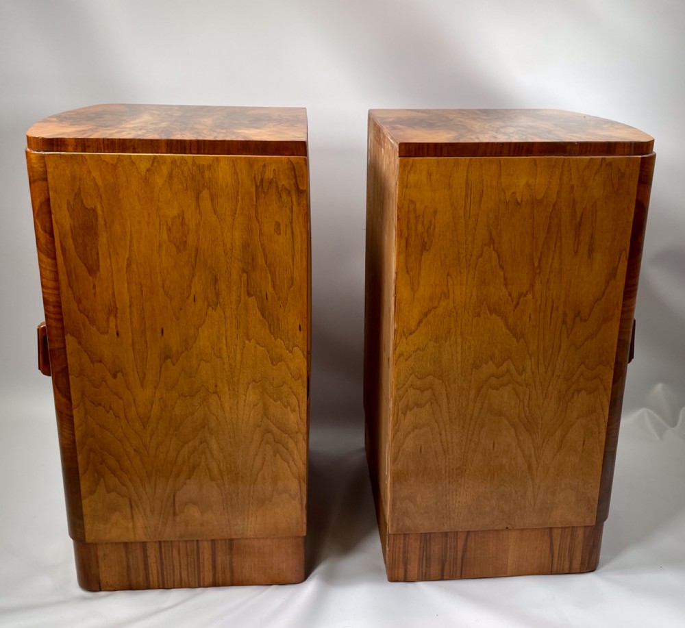 A Pair of Art Deco Bedside Cabinets View V