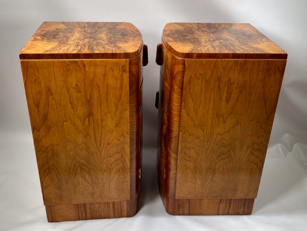 A Pair of Art Deco Bedside Cabinets View VII