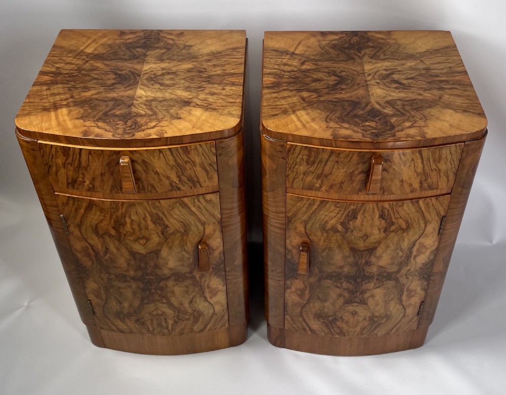 A Pair of Art Deco Bedside Cabinets View VIII