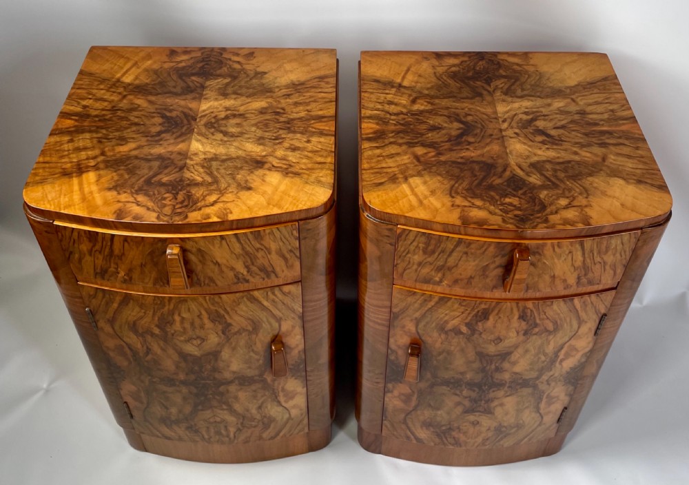 A Pair of Art Deco Bedside Cabinets View IX
