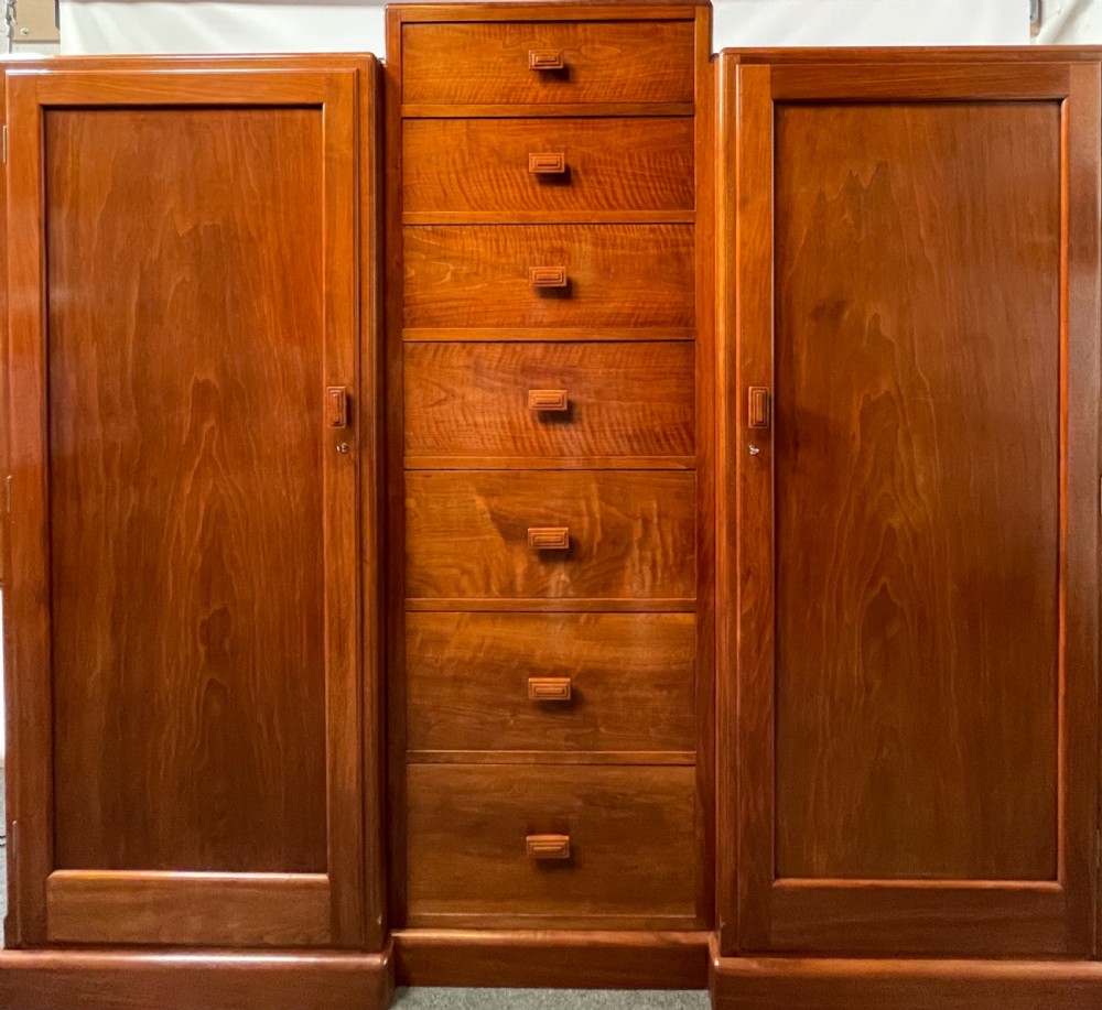 Art Deco Wardrobe, lined in cedar, by Betty Joel