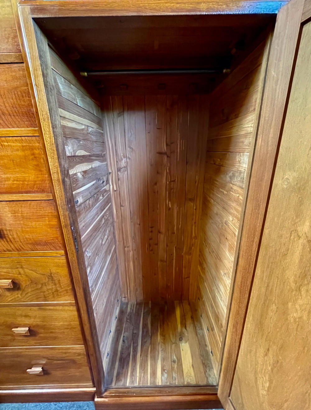 Art Deco Wardrobe, lined in cedar, by Betty Joel View VII