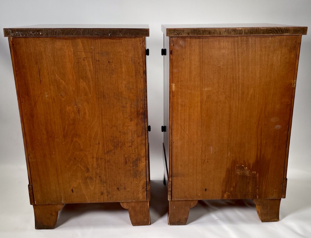 A Pair of French Art Deco Bedside Cabinets View IX