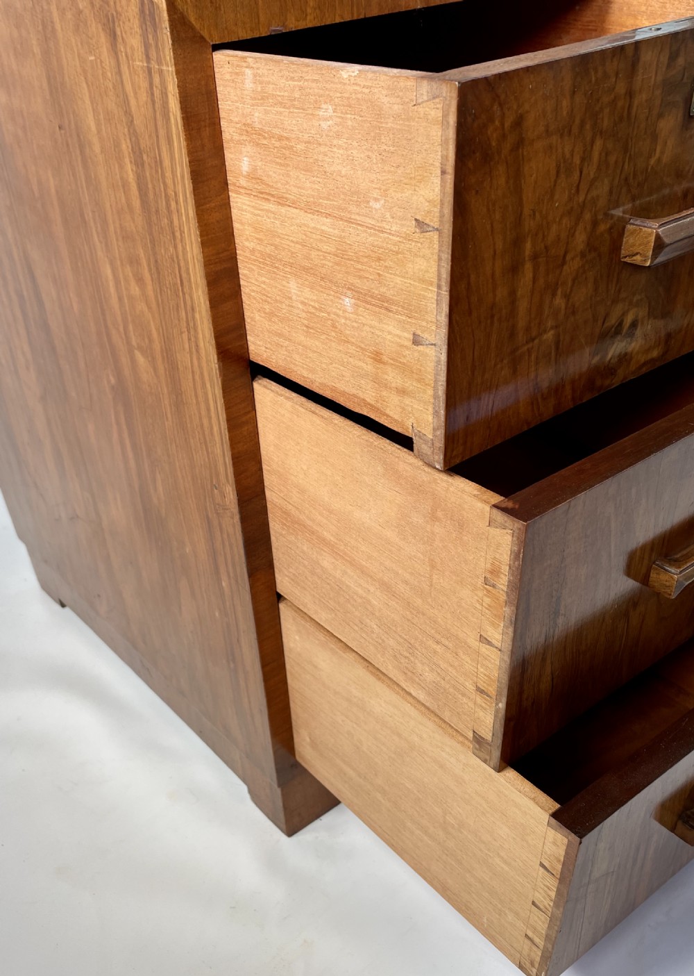 Art Deco Walnut Dressing Table and Stool View XVI