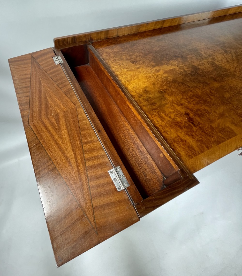 Art Deco Walnut Desk View XVIII
