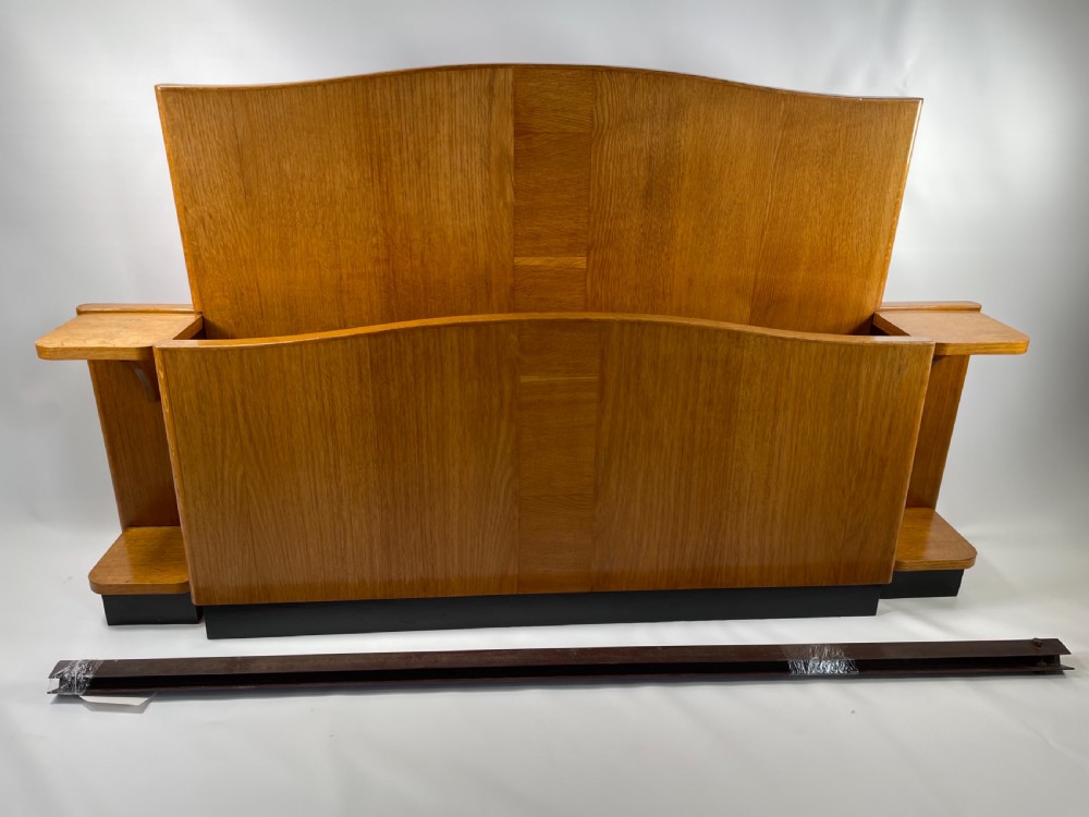 Art Deco Bed with attached Bedside Tables View X