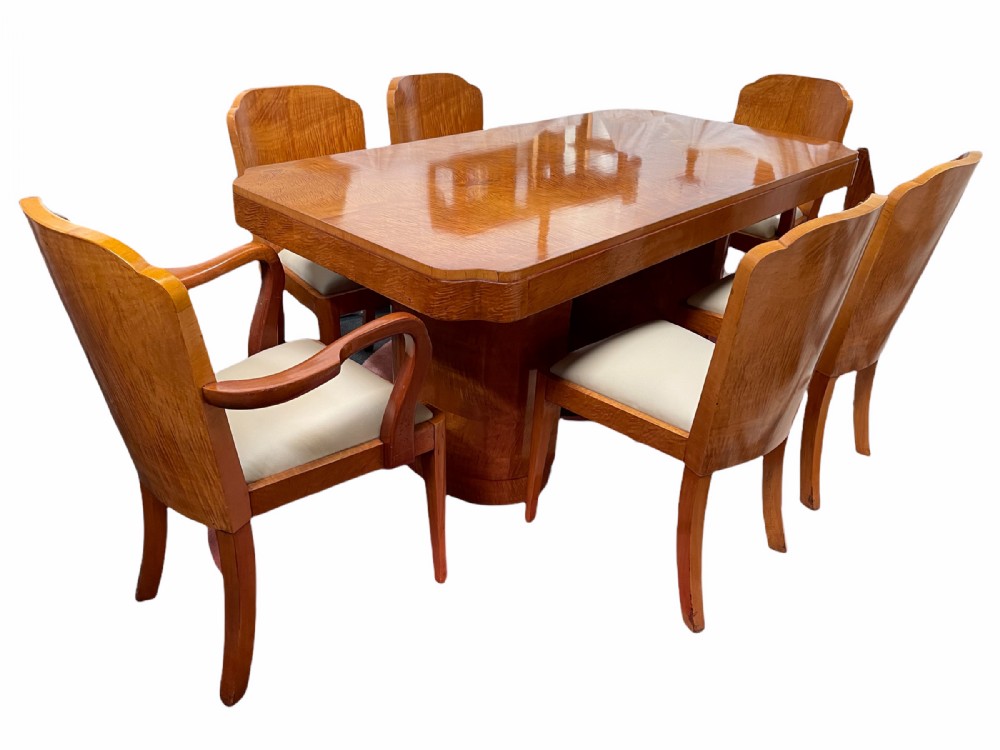 Epstein Art Deco Dining Table and Chairs