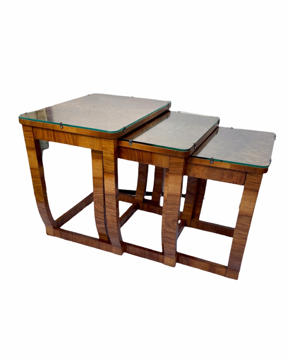 Art Deco Nest of Three Tables