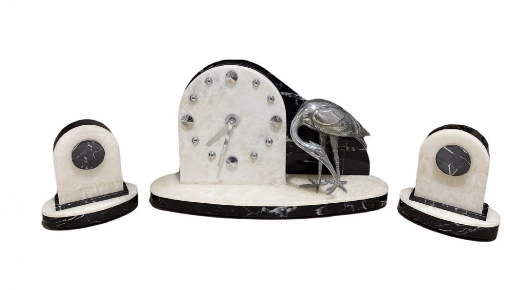 Art Deco French Modernist Clock
