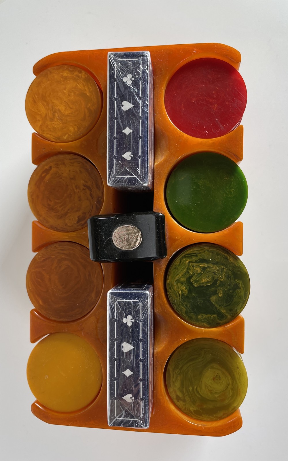 Art Deco Poker Chip Set View IX