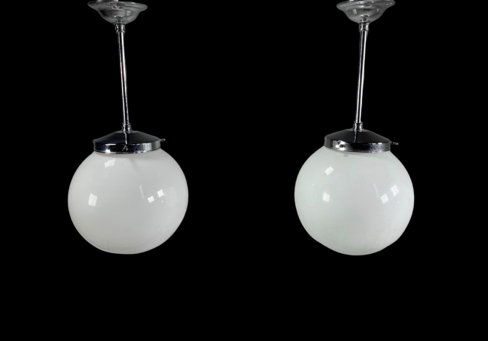 A Pair of Art Deco Ceiling Lights View II