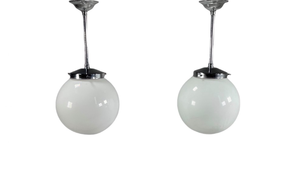 A Pair of Art Deco Ceiling Lights View III