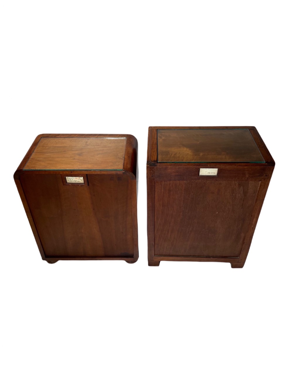 Art Deco Betty Joel Matched Pair of Bedside Cabinets View V