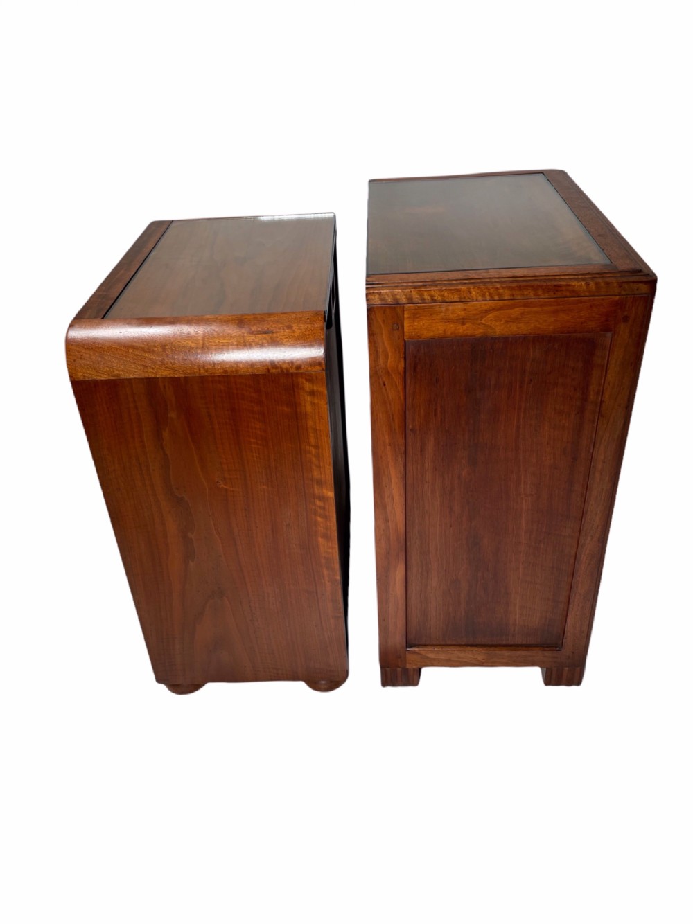 Art Deco Betty Joel Matched Pair of Bedside Cabinets View X