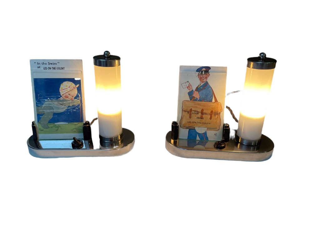 A Pair of Art Deco Lamps
