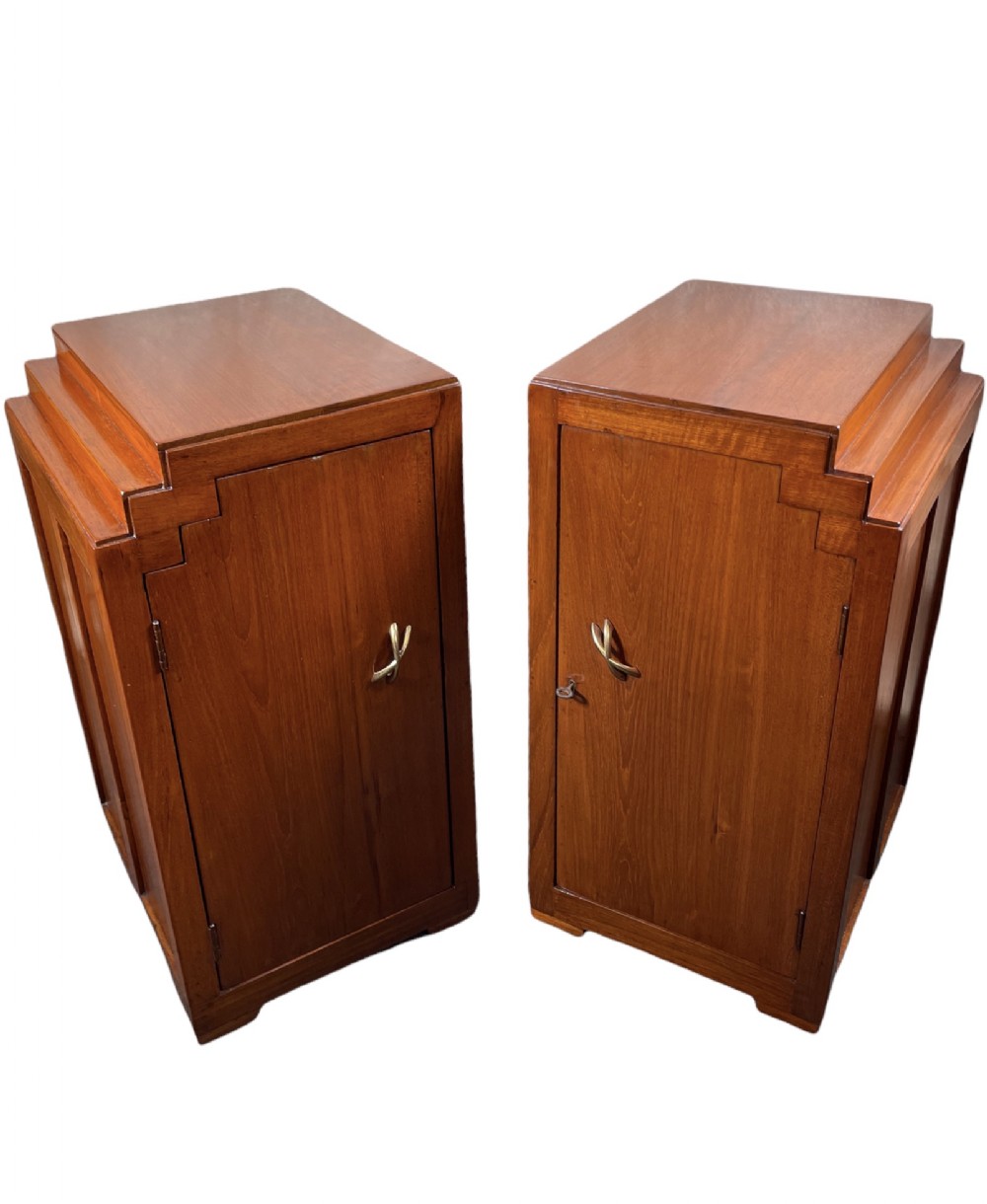 Pair of Art Deco Bedside Cabinets