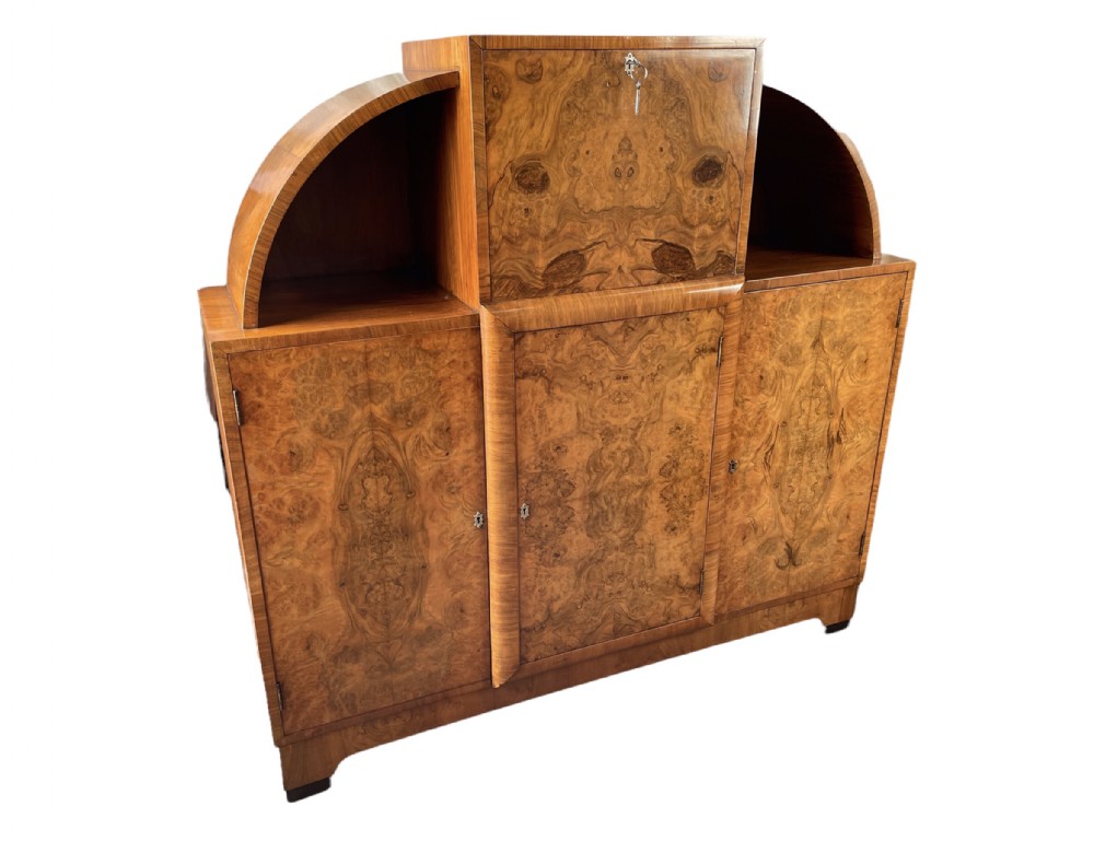 Art Deco Bureau Cabinet