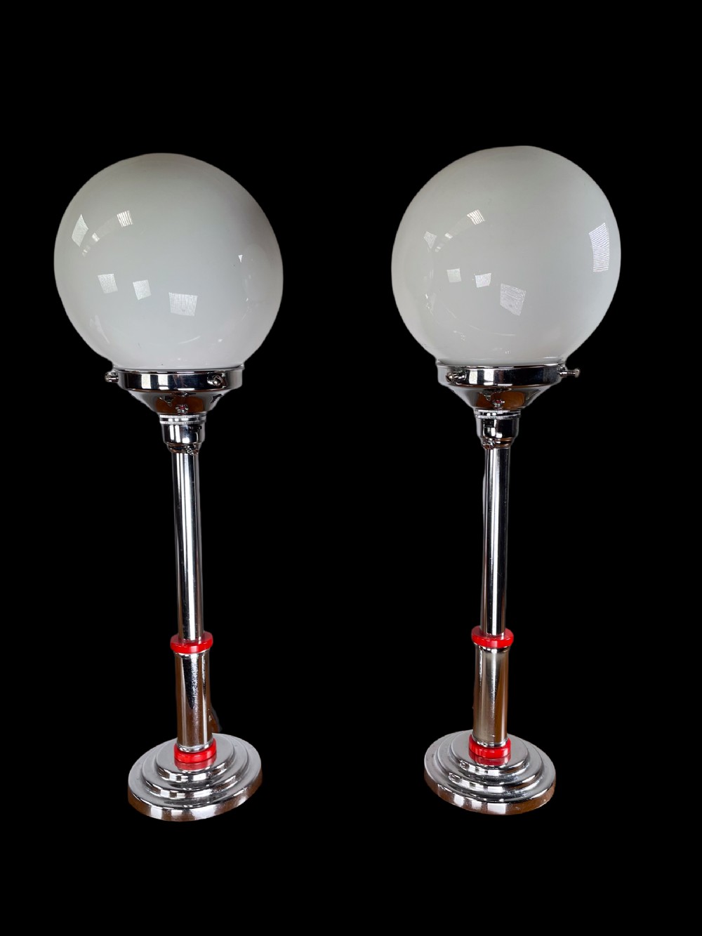 A Pair of Art Deco Lamps