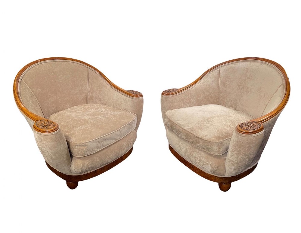 Pair of Art Deco Armchairs