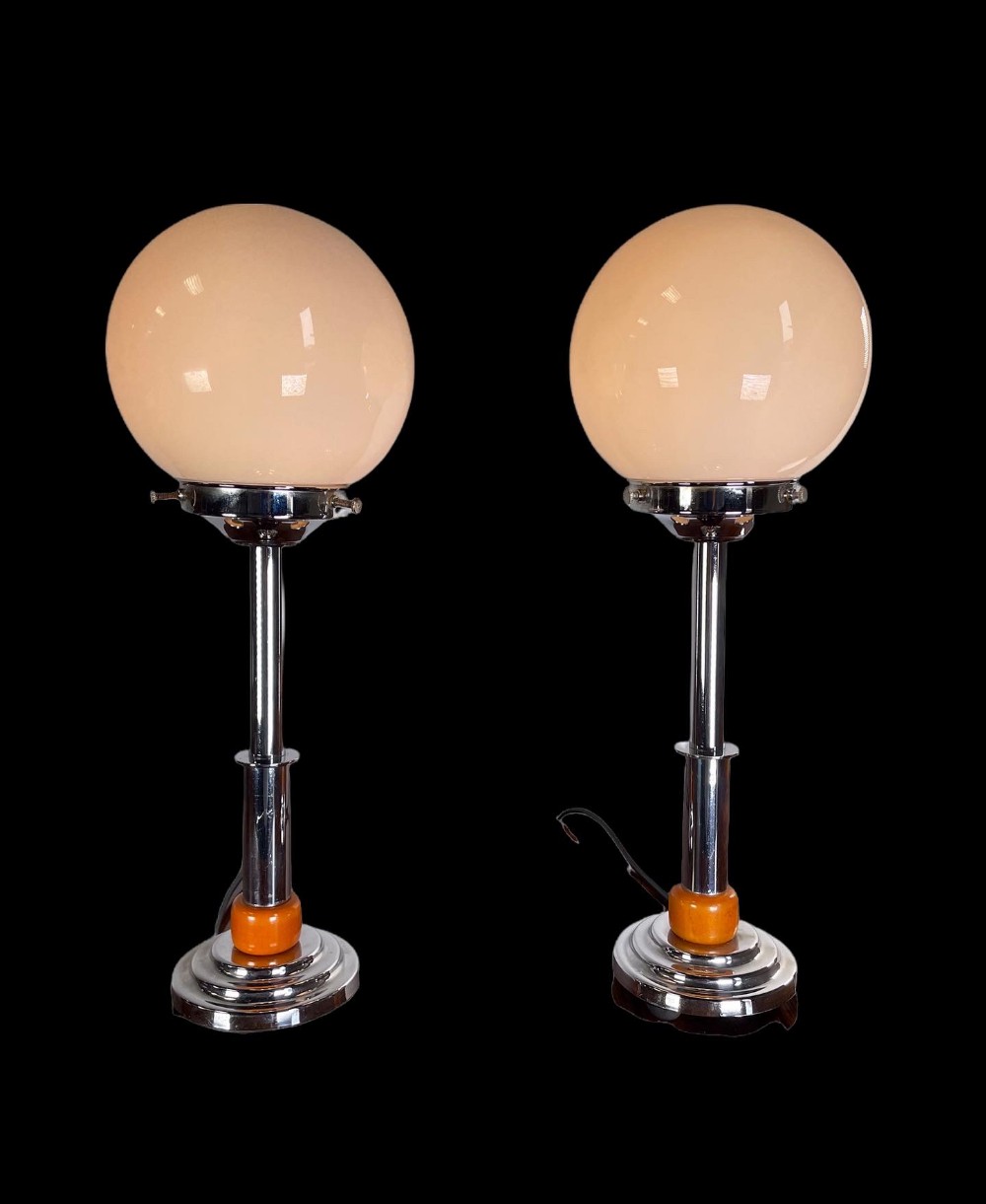Pair of Art Deco Lamps