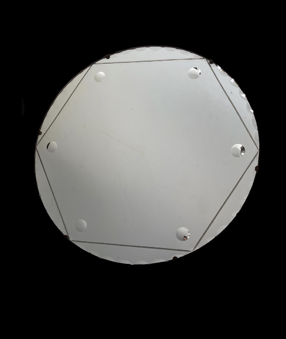 Art Deco Circular Mirror