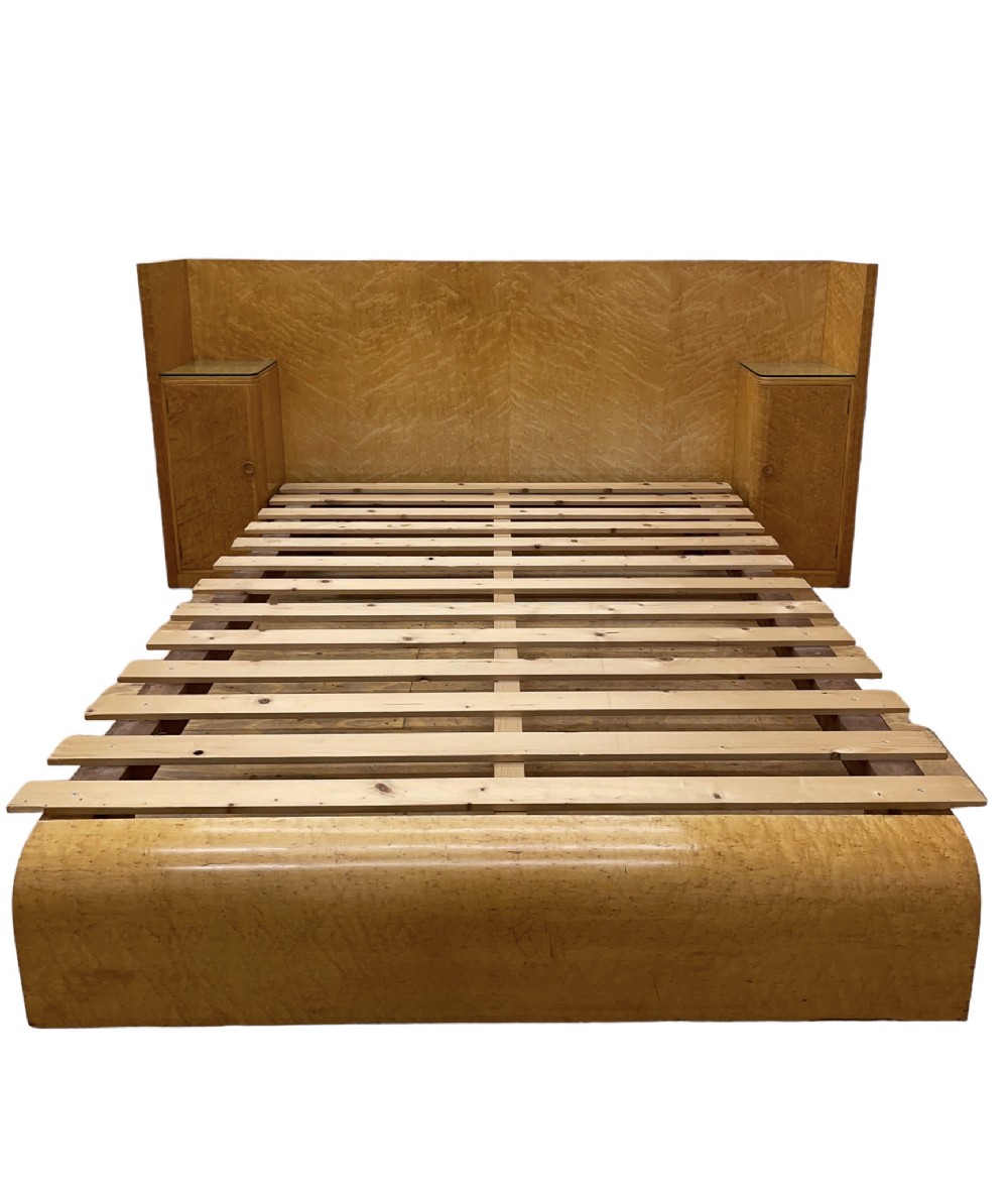 A Fine Art Deco Double Bed
