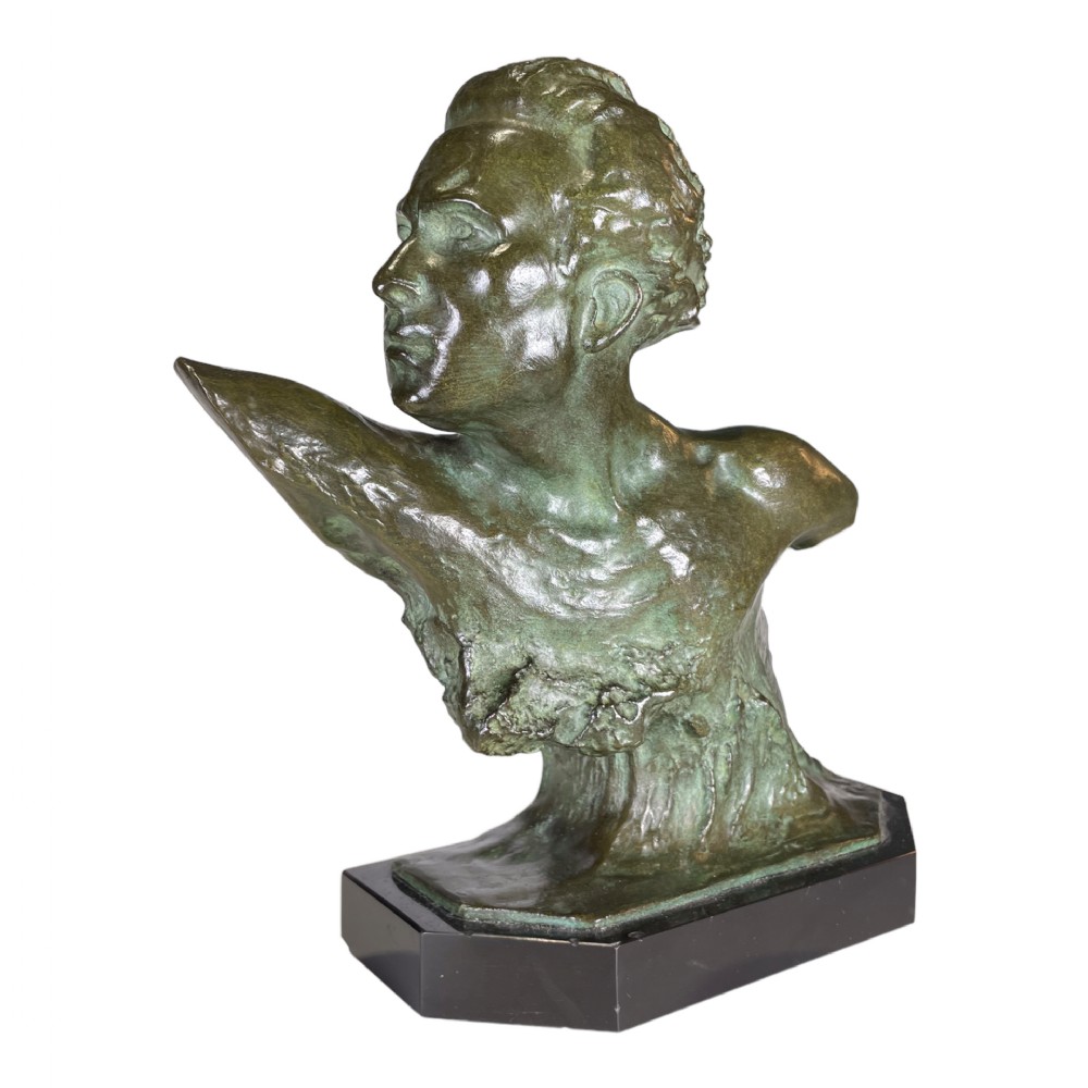 Art Deco Aviator Bronze by Frederic C Focht 