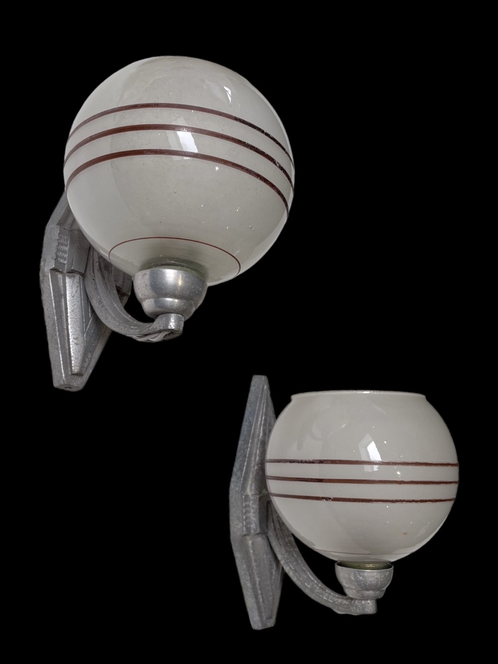 Pair of French Art Deco Wall Lights